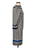Max Studio Print Blue Casual Dress Size S - photo 4