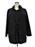 Soft Surroundings Black Trenchcoat Size 2X - photo 1