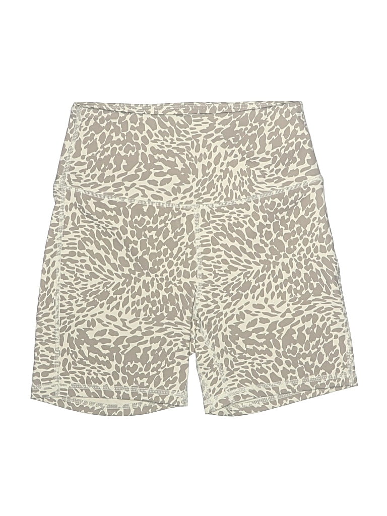 Pre-owned Move Theology Khaki Shorts In Ivory