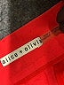 Alice + Olivia 100% Polyester Solid Red Dress Pants Size 25 waist (estimated) - photo 7