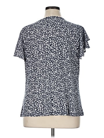 Adrianna Papell Short Sleeve Blouse (view 2)