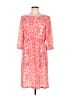 Unbranded 100% Polyester Paisley Pink Casual Dress Size 12 - photo 1