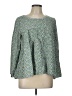 Max Studio 100% Rayon Green 3/4 Sleeve Blouse Size L - photo 1
