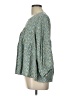 Max Studio 100% Rayon Green 3/4 Sleeve Blouse Size L - photo 5
