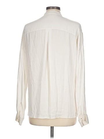 Vince. Long Sleeve Silk Top (view 2)