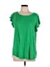Rose + Olive Green Short Sleeve Top Size L - photo 1