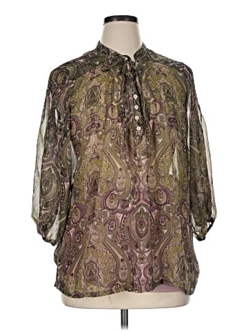 Apt. 9 3/4 Sleeve Blouse (view 1)