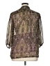 Apt. 9 100% Polyester Paisley Brown 3/4 Sleeve Blouse Size XL - photo 2