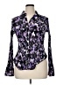 Apt. 9 Purple Long Sleeve Blouse Size XL - photo 1