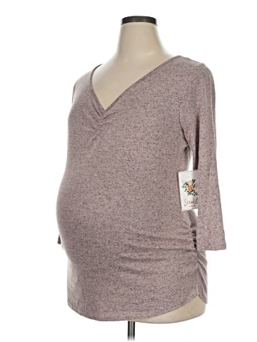 Siren Lily Maternity 3/4 Sleeve T-Shirt (view 1)