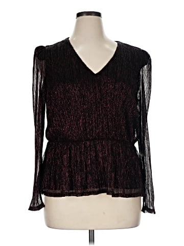Simply Vera Vera Wang Long Sleeve Blouse (view 1)
