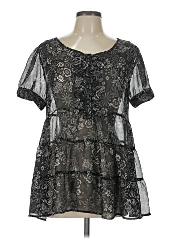 Apt. 9 Short Sleeve Blouse (view 1)