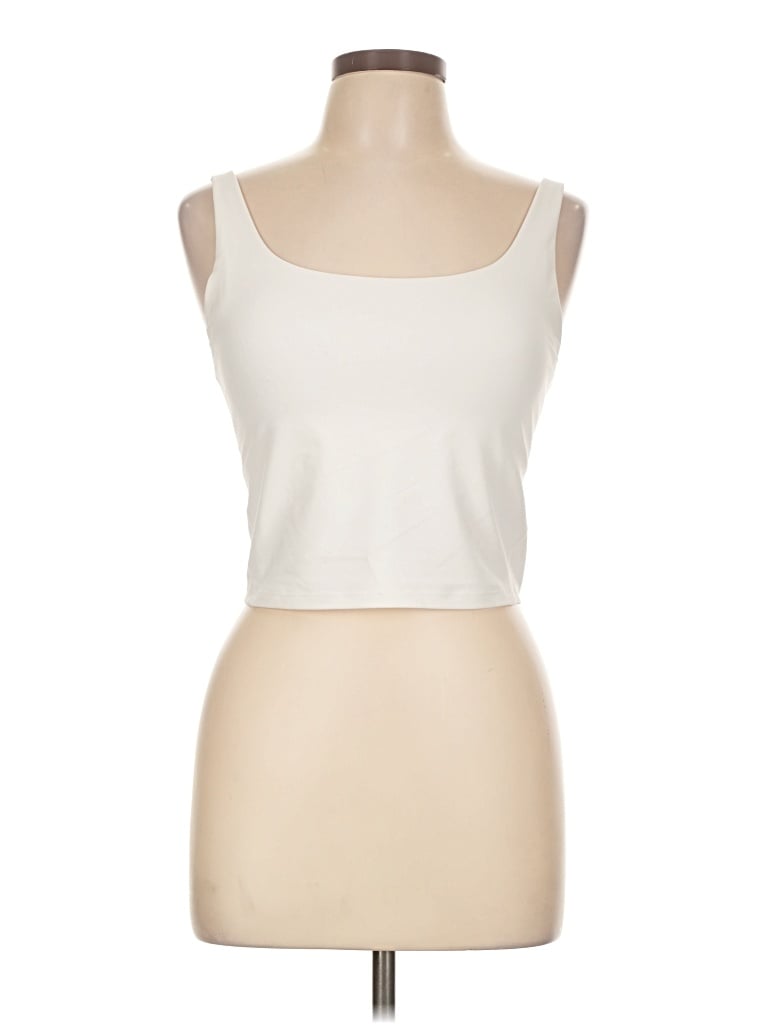 Pre-owned Active By Old Navy Tank Top Ivory Strapless Neckline Tops