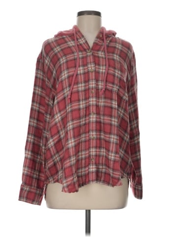 American Eagle Outfitters Long Sleeve Button-Down Shirt (view 1)