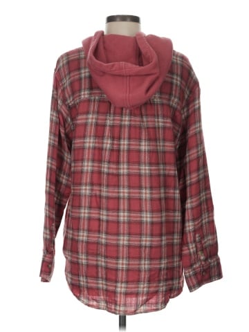 American Eagle Outfitters Long Sleeve Button-Down Shirt (view 2)
