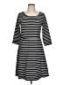 Old Navy Stripes Black Casual Dress Size L - photo 1