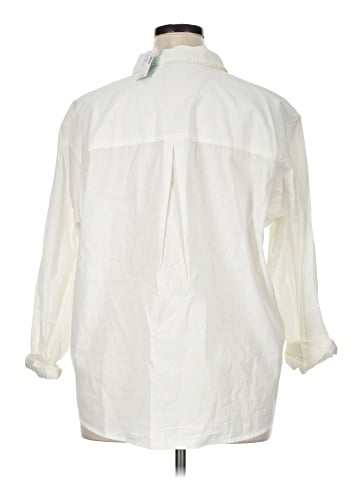 Maurices 3/4 Sleeve Button-Down Shirt (view 2)