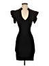 Bebe Solid Black Cocktail Dress Size XXS - photo 1