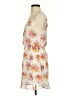 Lush 100% Polyester Floral Ivory Casual Dress Size S - photo 5