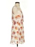 Lush 100% Polyester Floral Ivory Casual Dress Size S - photo 4