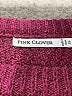 Pink Clover 100% Polyester Burgundy Pullover Sweater Size XL - photo 7