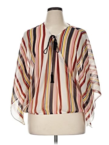 Maurices 3/4 Sleeve Blouse (view 1)