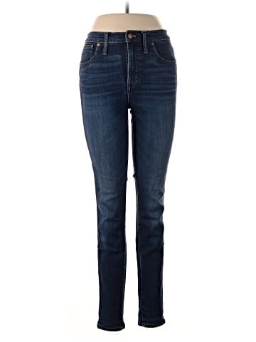 Madewell Tall 10" High-Rise Skinny Jeans in Danny Wash: TENCEL&trade; Denim Edition (view 1)