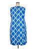 Alyx Argyle Blue Casual Dress Size 18 - photo 2