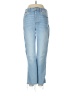Zara Hearts Blue Jeans Size 6 - photo 1