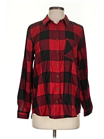 Hippie Rose Long Sleeve Button-Down Shirt (view 1)