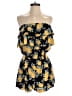Don't Ask Why 100% Viscose Print Yellow Black Romper One size - photo 1