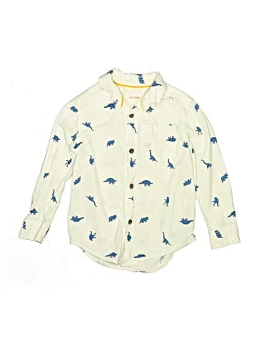 Cat & Jack Long Sleeve Button-Down Shirt (view 1)