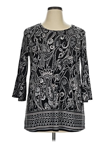 Apt. 9 3/4 Sleeve Top (view 1)