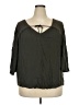 Democracy Green 3/4 Sleeve Blouse Size 2X - photo 1
