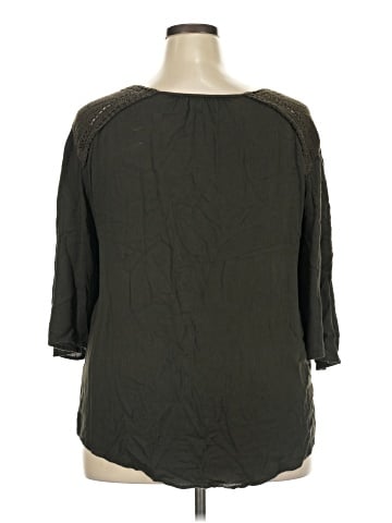 Democracy 3/4 Sleeve Blouse (view 2)