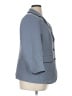 Kasper 100% Polyester Houndstooth Blue Blazer Size 14 - photo 4