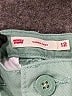 Levi's 100% Cotton Solid Green Cargo Pants Size 12 - photo 3