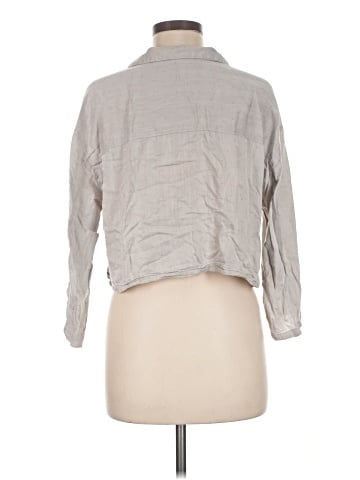 Victoria's Secret 3/4 Sleeve Button-Down Shirt (view 2)
