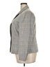 Kasper Plaid Gray Blazer Size 18 - photo 5