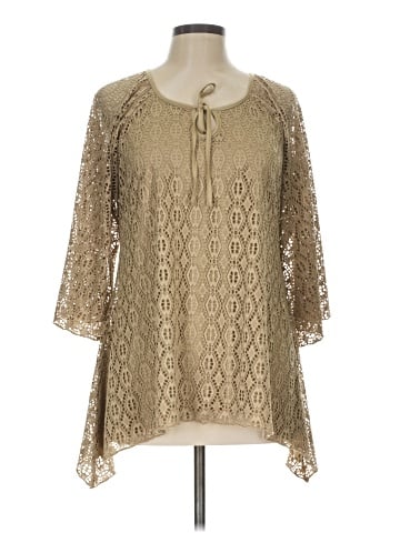 New Directions 3/4 Sleeve Blouse (view 1)
