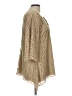 New Directions Tan 3/4 Sleeve Blouse Size L - photo 4