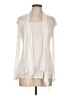 Active Basic 100% Rayon Ivory Cardigan Size L - photo 1