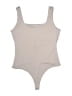 Le Lis Solid Gray Tan Bodysuit Size L - photo 1