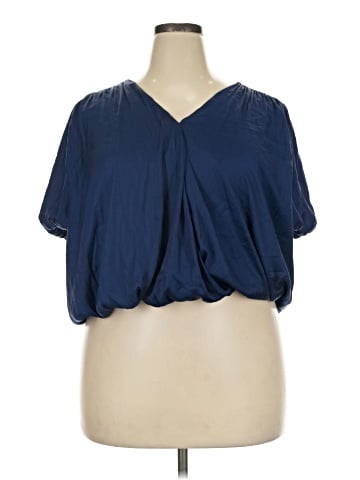 Ann Taylor Short Sleeve Blouse (view 1)