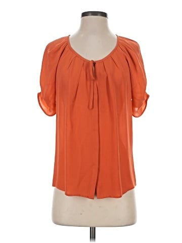 Joie Short Sleeve Silk Top (view 1)