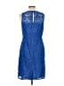 J.Crew Collection 100% Polyester Blue Cocktail Dress Size 12 - photo 2