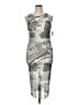 Assorted Brands Graphic Gray Cocktail Dress Size XL - photo 1