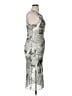 Assorted Brands Graphic Gray Cocktail Dress Size XL - photo 4