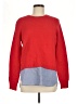 J.Crew 100% Cotton Color Block Red Pullover Sweater Size M - photo 1