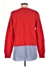 J.Crew 100% Cotton Color Block Red Pullover Sweater Size M - photo 2